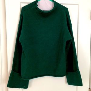 Anthropologie Soft Kelly green sweater